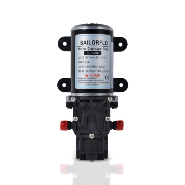 Sensation Hidrofor Su Pompası Diyafram 6LT/DK. 12V 60 PSİ 4.14 BAR - Görsel 2
